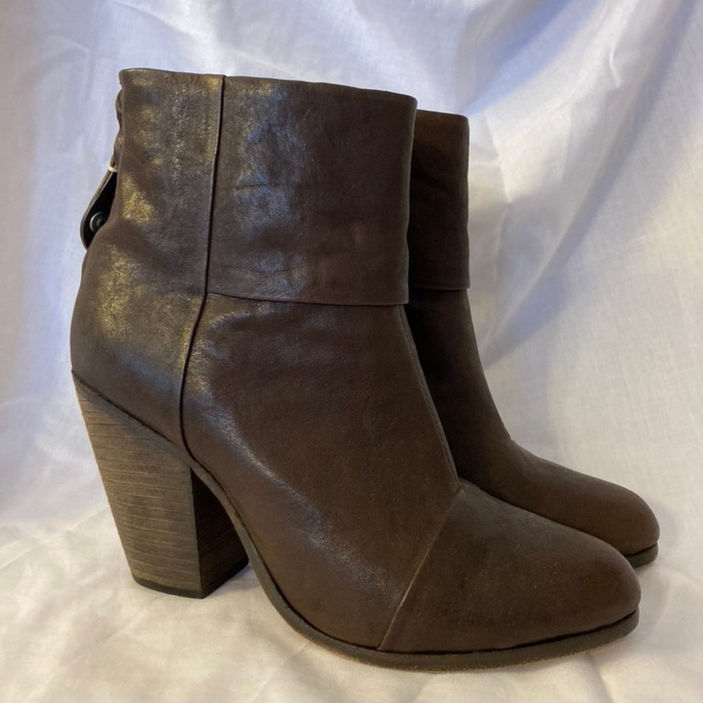 rag & bone Brown Leather Newbury Boots
